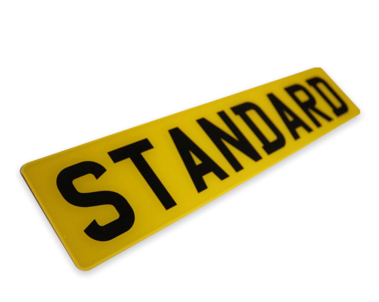 Custom Replacement Number Plates | 2D Printed Font | UK Legal