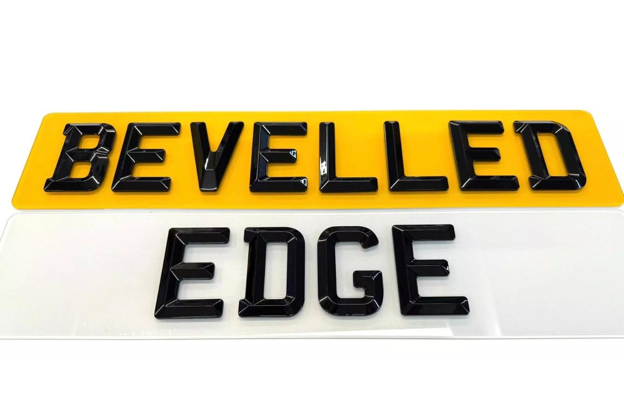 Custom Replacement Number Plates | Bevelled Style | UK Legal