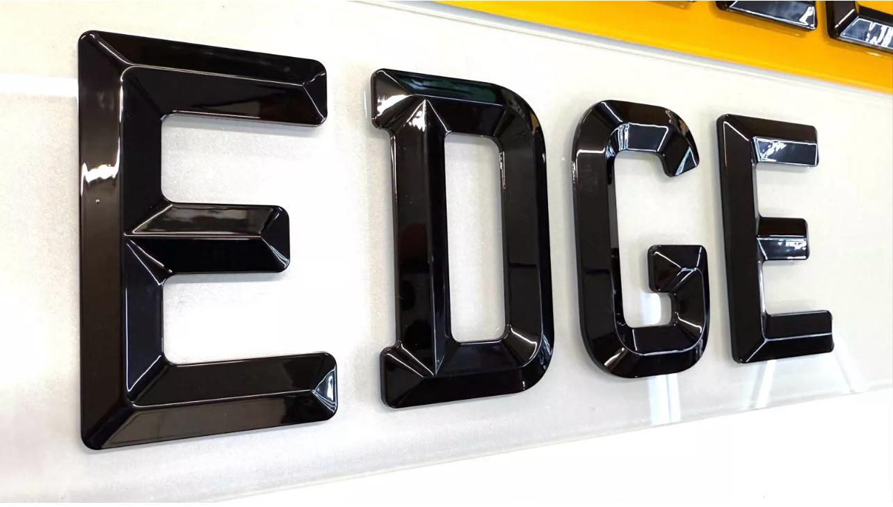 Custom Replacement Number Plates | Bevelled Style | UK Legal