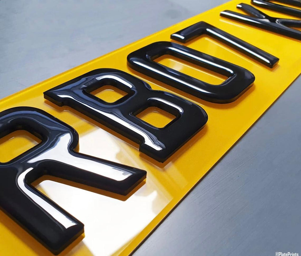 Custom Replacement Number Plates | 5mm Gel | UK Legal