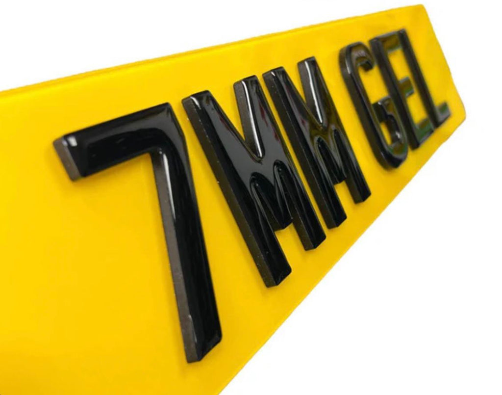 Custom Replacement Number Plates | 7mm Gel | UK Legal