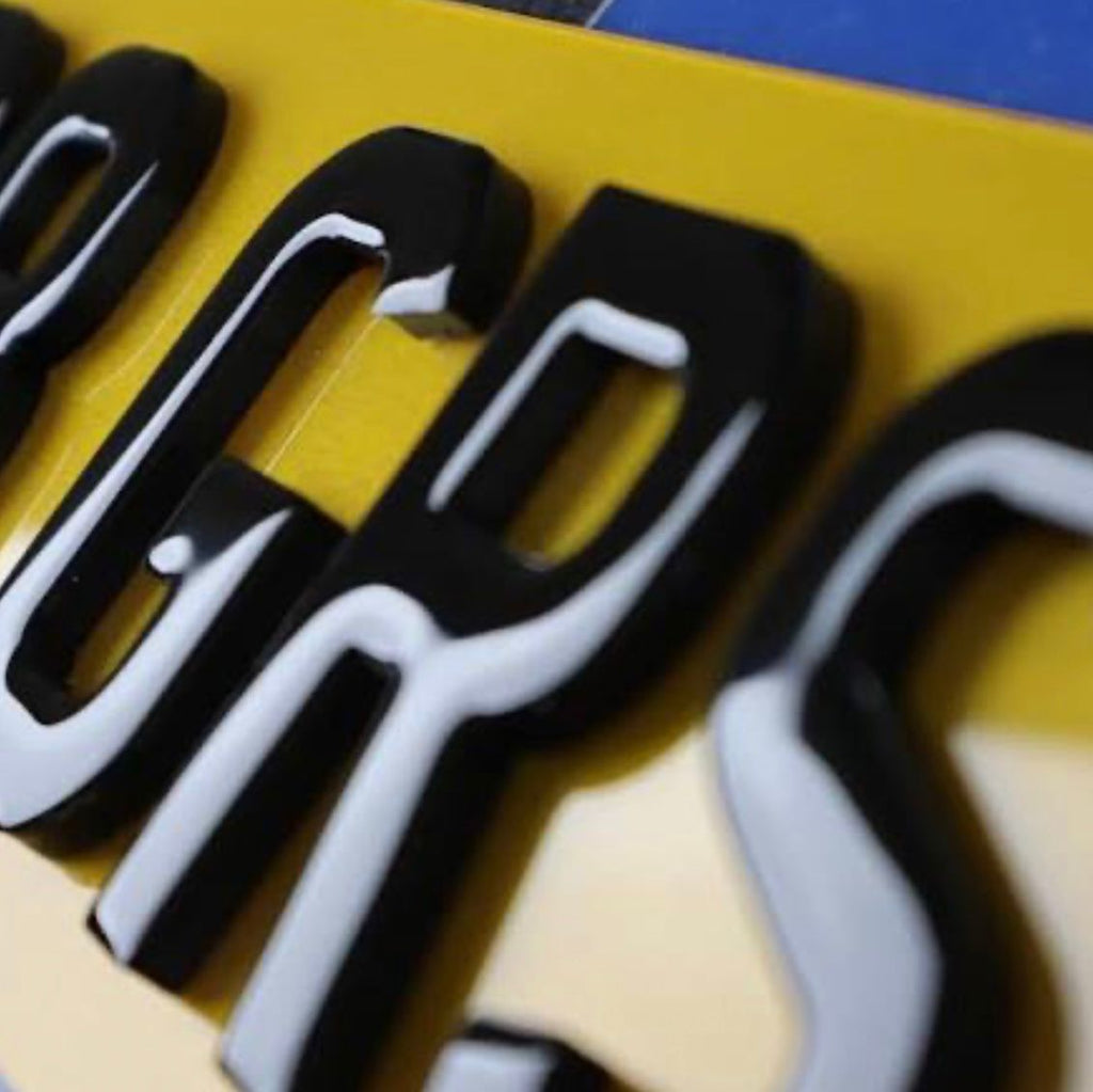 Custom Replacement Number Plates | 7mm Gel | UK Legal