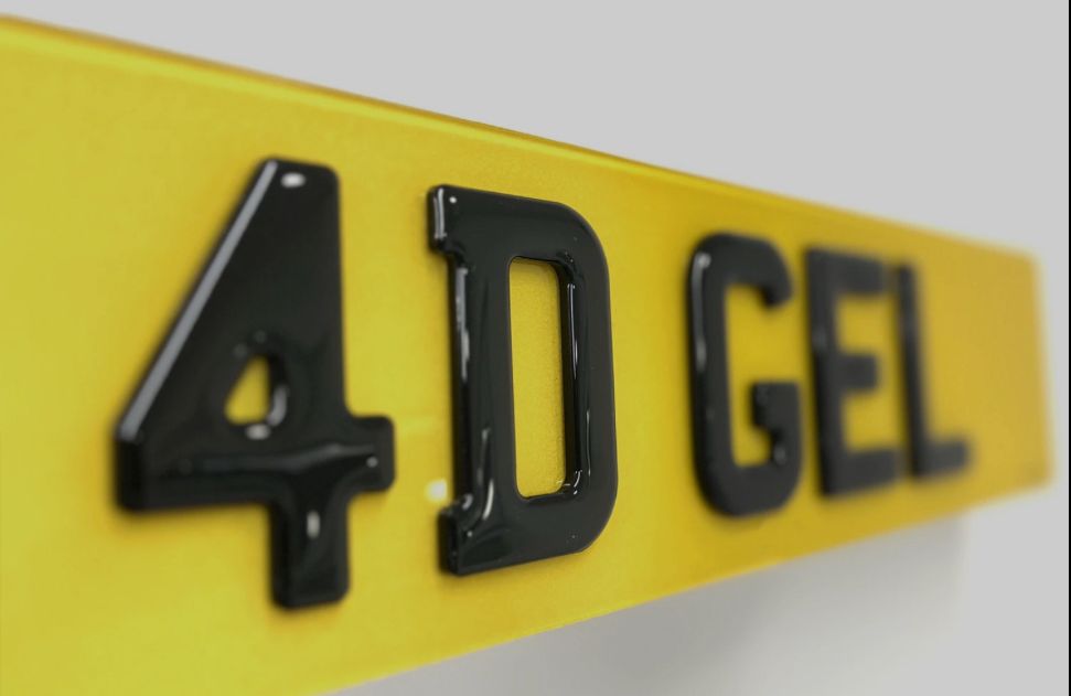 Custom Replacement Number Plates | 4D Gel | UK Legal